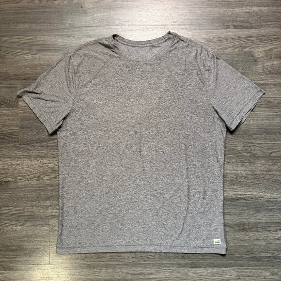 Vuori Men's Strato Tech Tee - Grey - Picture 1 of 5
